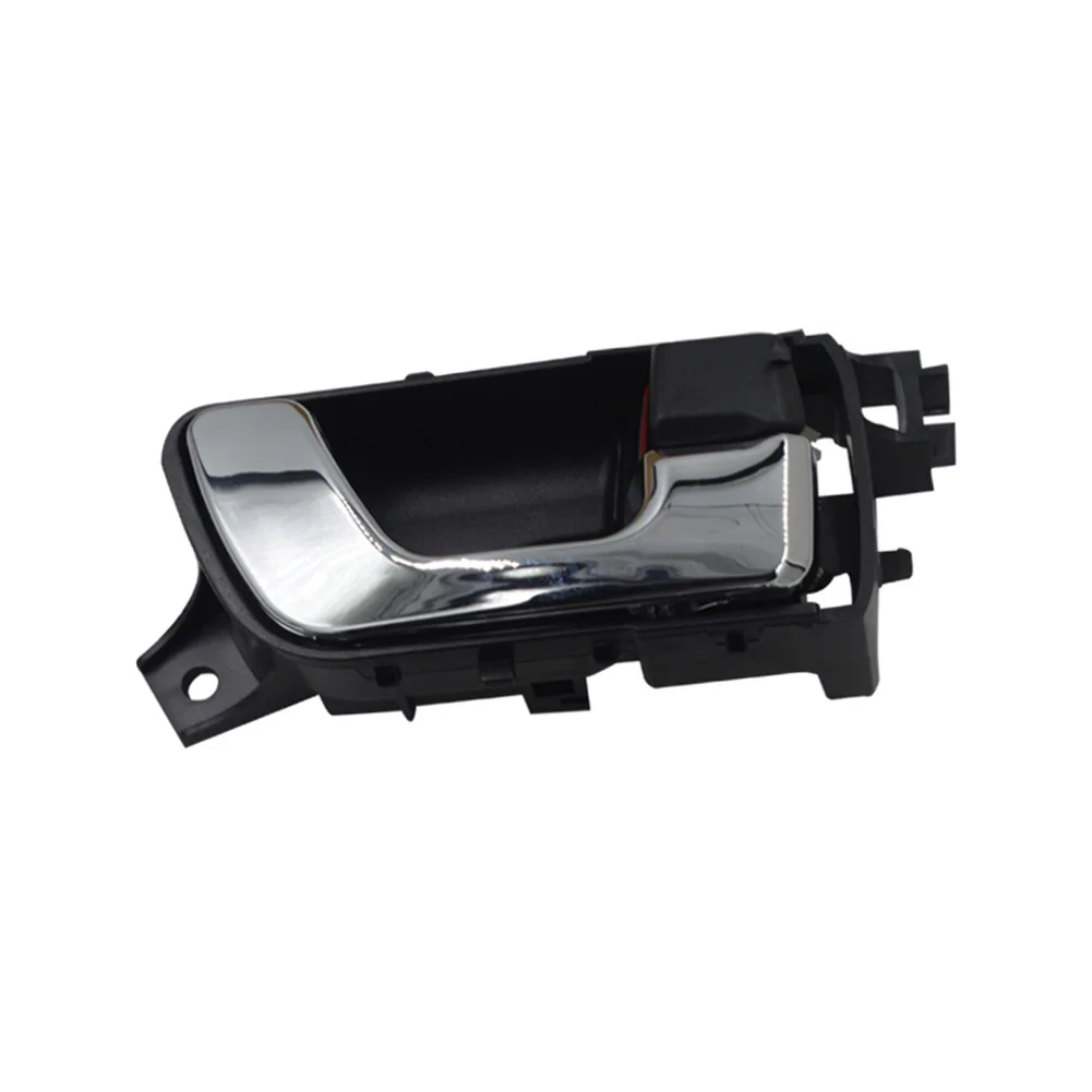 

Interior Door Handle Black Silver Door Interior Handle ABS Plastic Construction Non Deformation Design Quick Installation