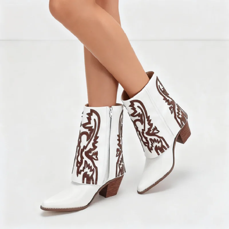 

Женские ботильоны в стиле ретро с тотемным дизайном, модные дизайнерские ботинки с боковой молнией на массивном каблуке, удобные нескользящие женские ботинки на платформе