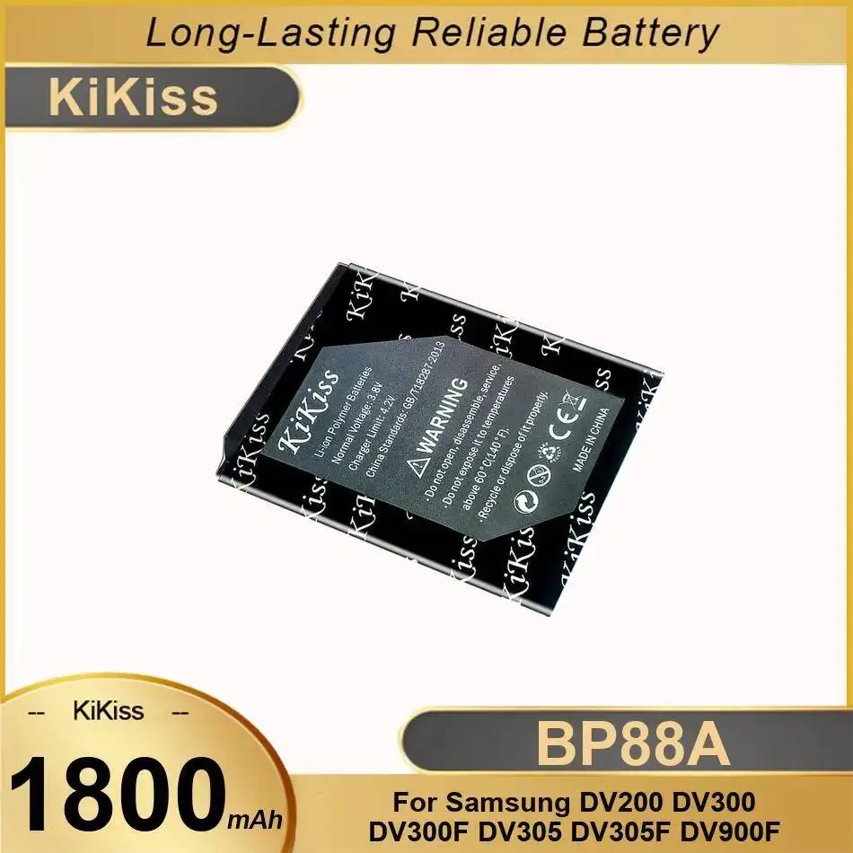 

Camera Battery For Samsung DV200 DV300 DV300F DV305 DV305F DV900F Premium Replacement 1800Mah BP88A