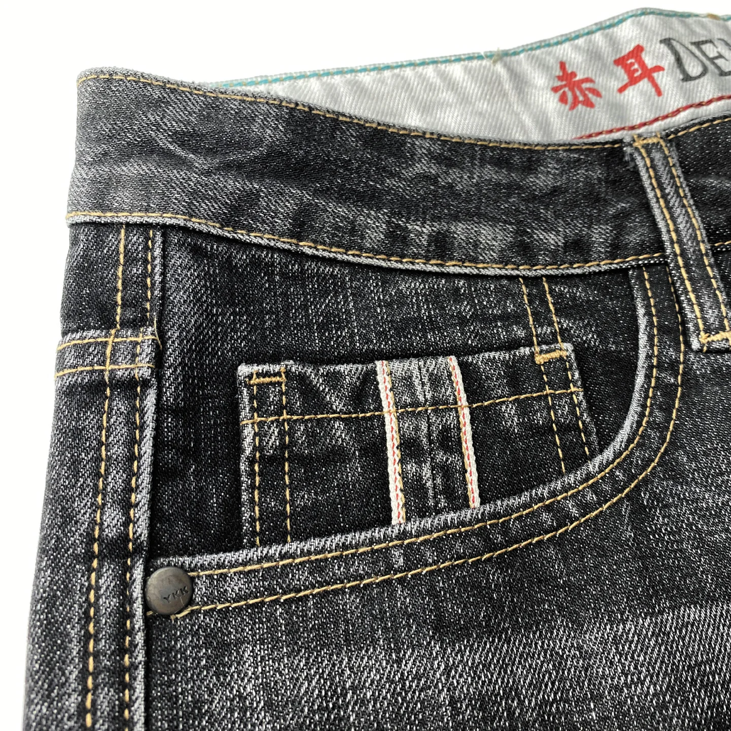 

Мужские джинсы из хлопкового денима, зауженные, с эффектом потертости, винтажные, осенне-зимние, прямого кроя, на молнии, повседневные, модные брюки