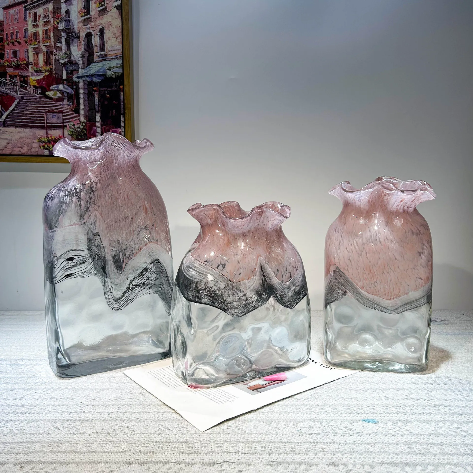 vase-en-dentelle-d'encre-fait-main-exquis-a-la-francaise-modele-de-table-de-salle-a-manger-pour-chambre-d'hotel-b-b-ornement-floral-de-culture-aquatique-avancee