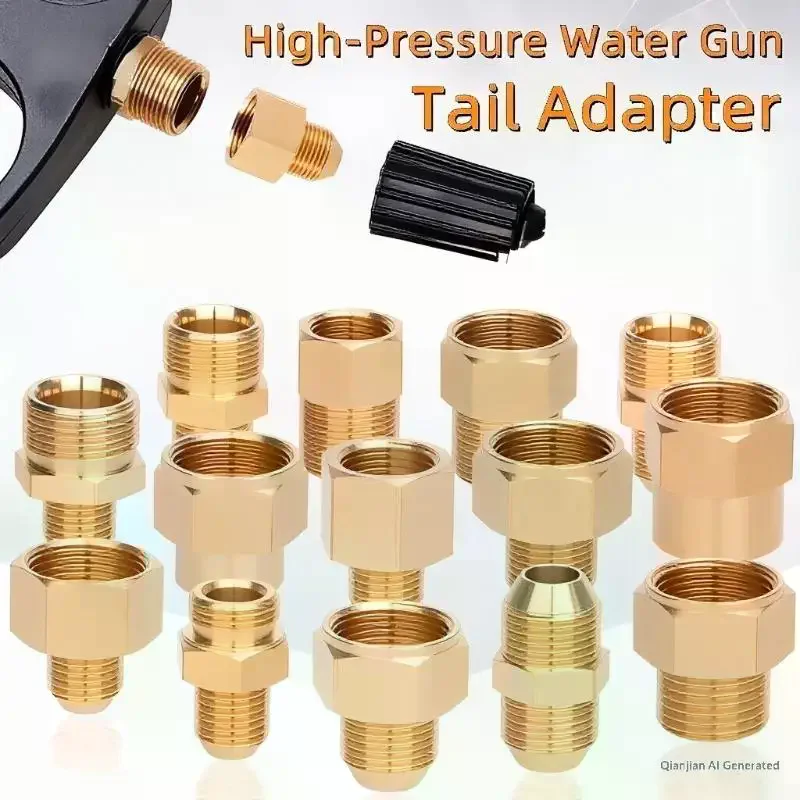 Brass Hose Connectors F M Barb Adapter High Strength Pipe Fitting for Ponds and Hydroponics