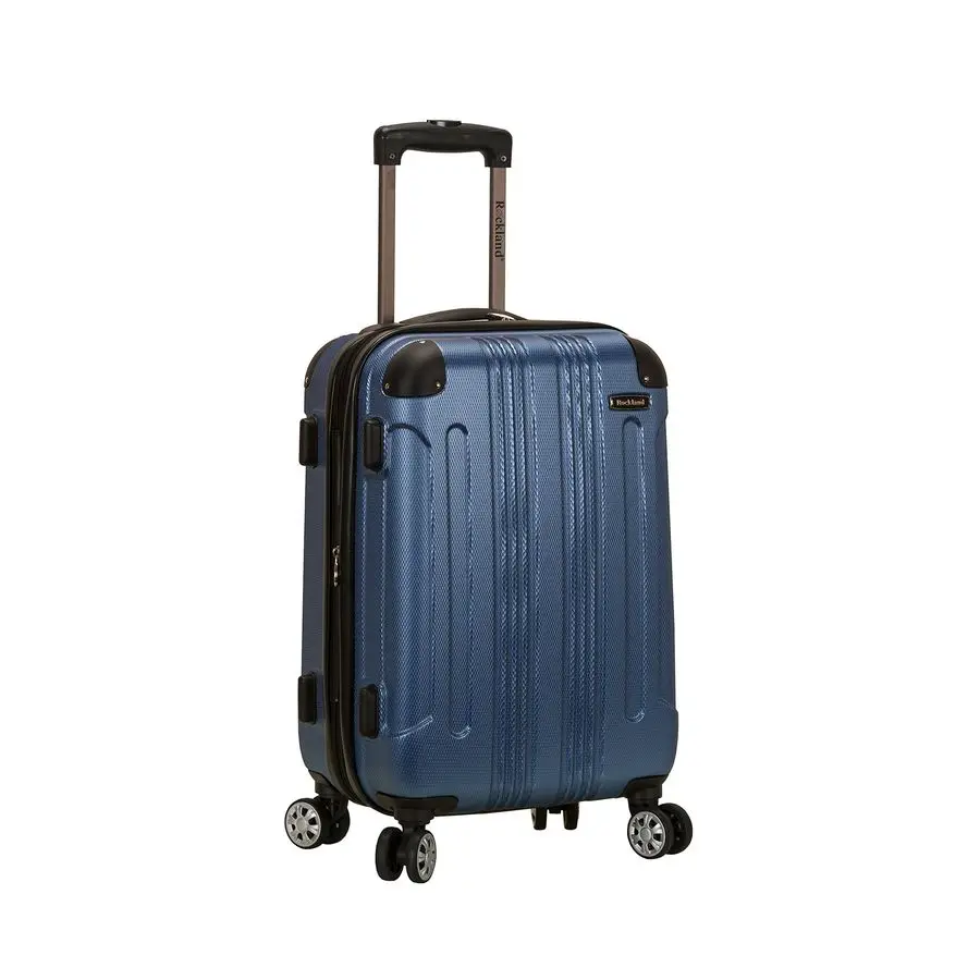 

Hardside Spinner Wheel Luggage, Blue, CarryOn 20Inch