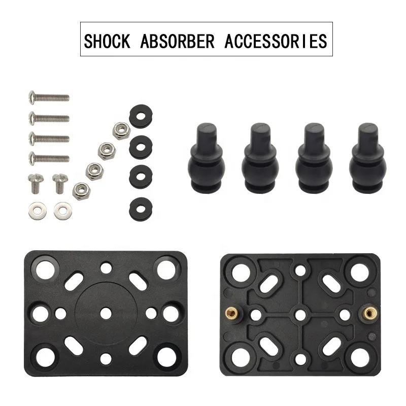 N-Star حماية مزدوجة امتصاص الصدمات دراجة نارية حامل هاتف Dashpot مكافحة الاهتزاز المرطب الكرة رئيس الهاتف جبل ل Ram