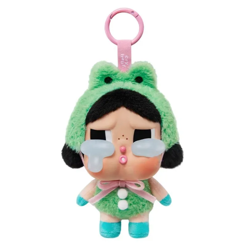 Authentic Crybaby Crying Again Series Figures Vinyl Face Animation Peripheral Toys Furry Doll Animal Pendant Doll Keychain Gift