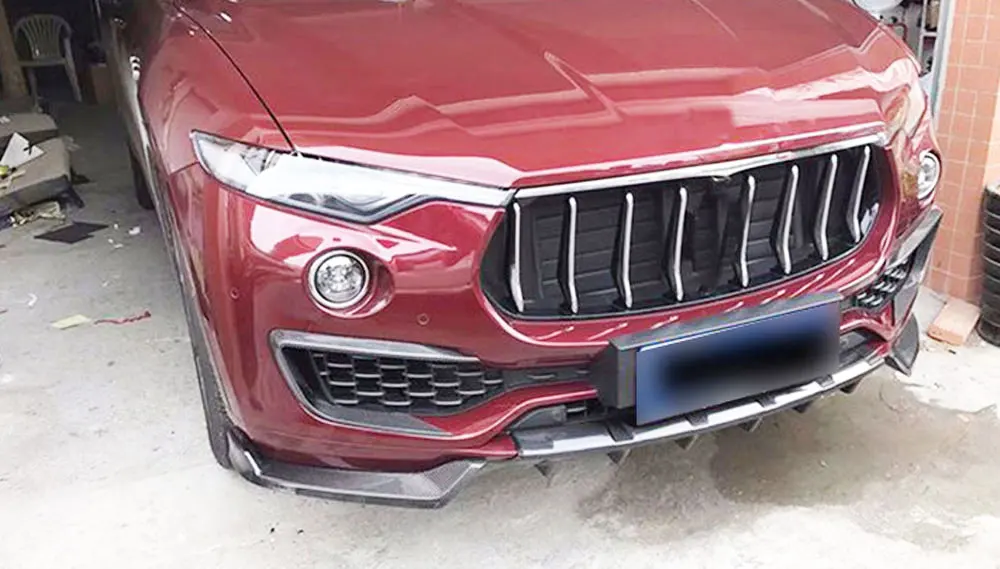 

Карбоновые обвесы: передний бампер, спойлер, сплиттеры, сетчатые накладки, задний диффузор для Maserati Levante Sedan 2016-2019