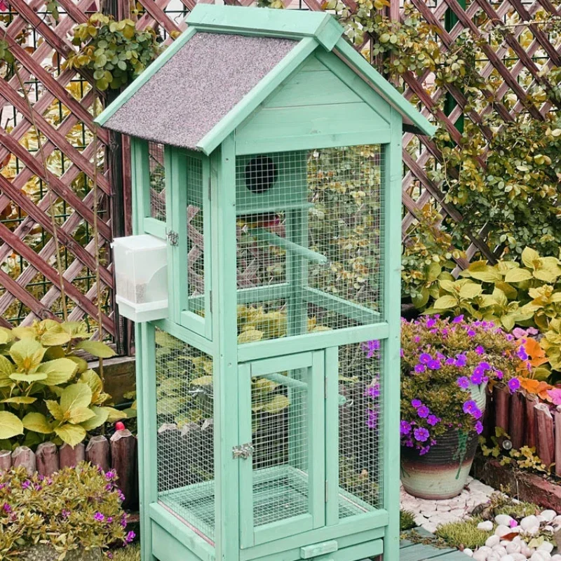 Parrot Large Bird Cage Outdoor Canarios Feeder Passaros Palomas Birdcage Accessories Nido Para Pajaros Pet Furniture CY50BC