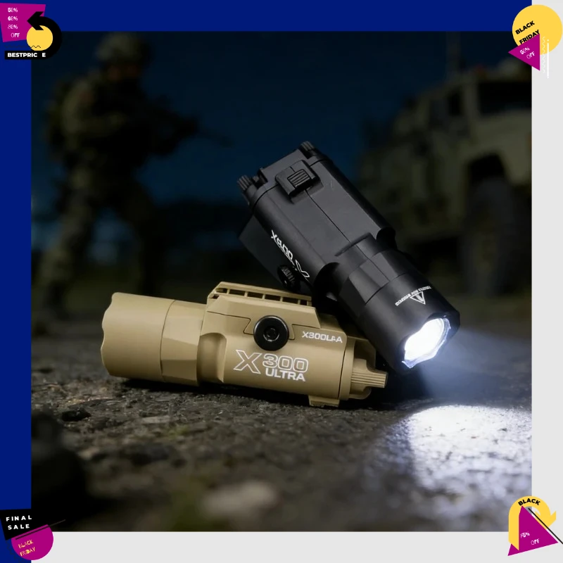 

Новое многофункциональное осветительное устройство X300U-A 2026 года: совместимо с 20-мм рельсами, для игрушечных страйкбольных пистолетов, охоты и активного отдыха