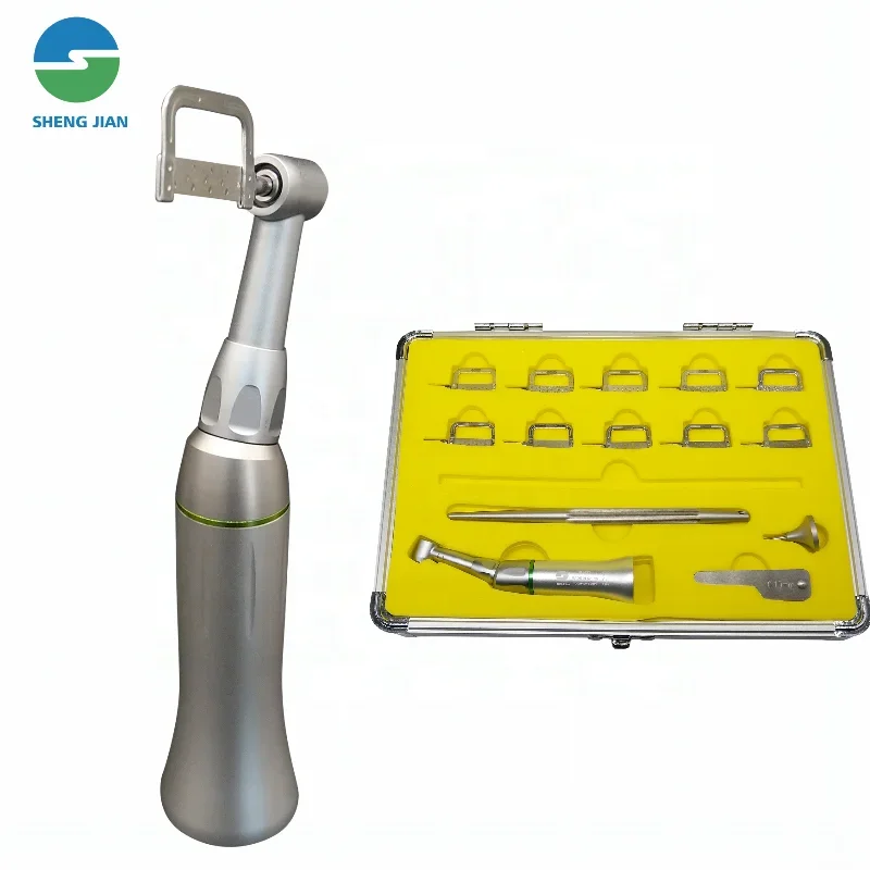 LXG221 SHENGJIAN Den tal Equipment Rec Iprocating Stripping Den tal Lowspeed Contra Angle Push Button Handpiece