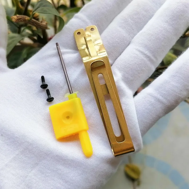 Loook Store 1 Piece Anti-Rust Stainless Steel Two-Way Replacement Pocket Clip Fit for NITECORE ED27 ED29 EDC25 EDC23 Flashlight