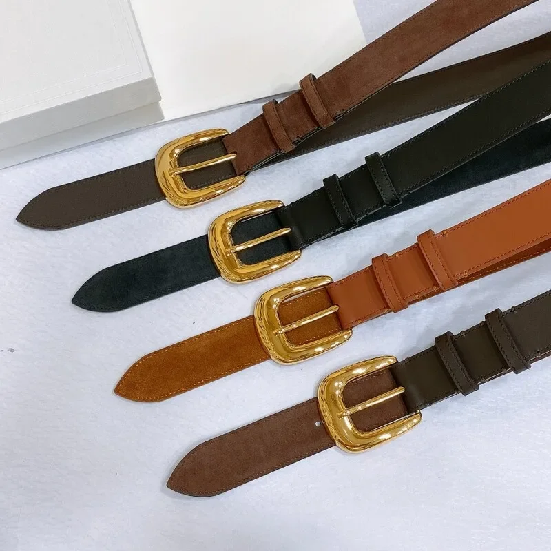 Vaqueros todo en uno de cuero de cintura ancha para mujer, cinturón ancho decorado con diseño de moda, hebilla de aguja, pretina de cintura de 3,5 CM