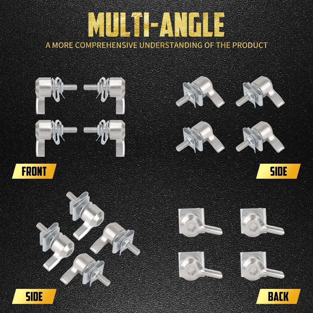 Motorcycle Saddlebag Lever Lock Bolts Nuts Kit Mounting For Harley Touring Road King Electra Street Glide CVO FLHT FLHR 1992-25