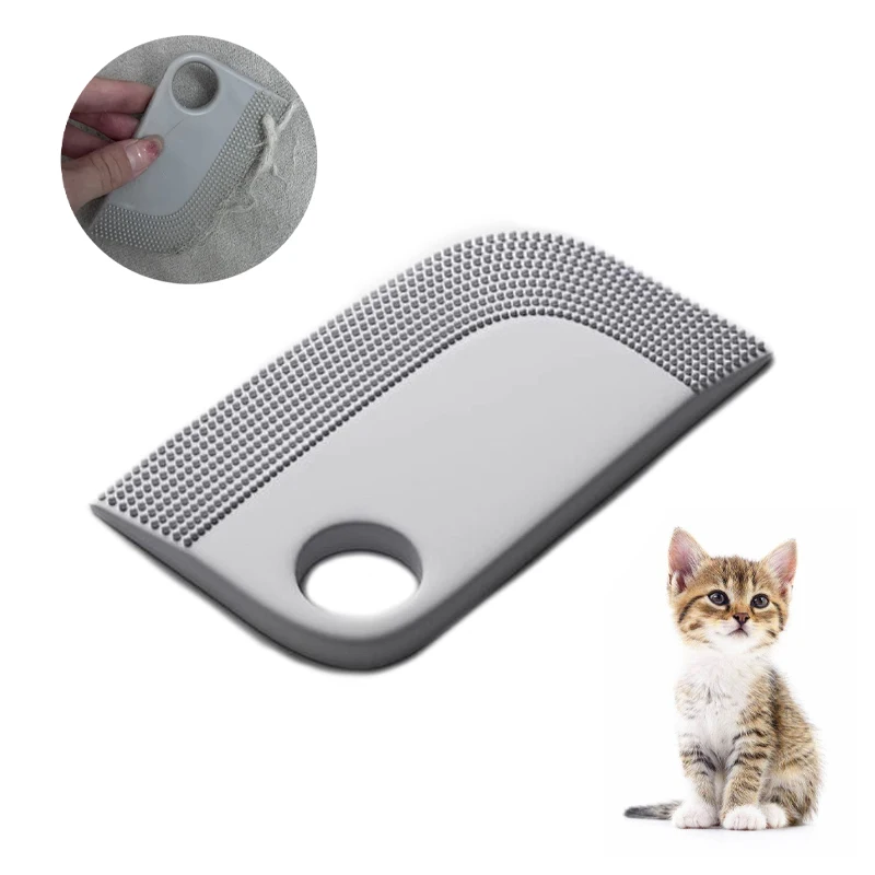 

Pet Hair Remover Mini Pet Hair Scraper Portable Soft Cat Cleaning Brush Dog Brush Sofa Cat Climbing Frame Corner Cleaning