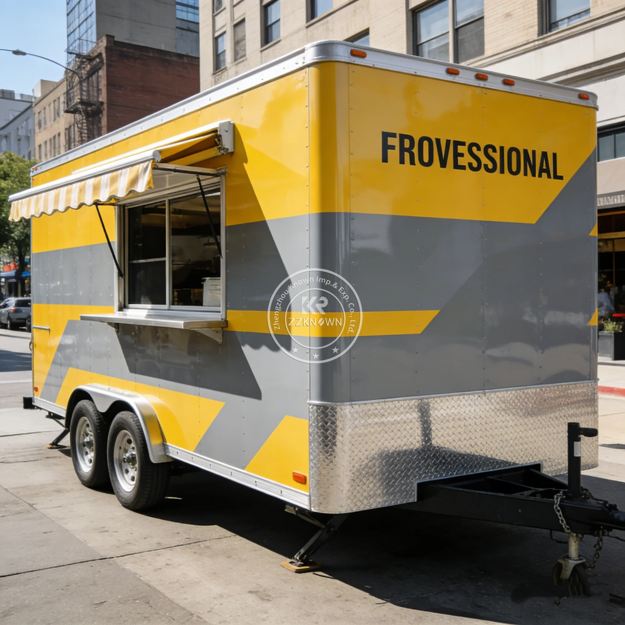 

Food Truck With Full Kitchen Customizable Appearance Coffee Ice Cream Hot Dog Cart Mobile Food Trailer Concession Food Unit