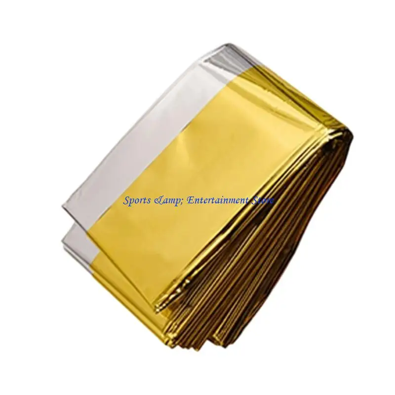 G7NF Windproof Warm Thermal Space Blankets Thermal Insulation Aluminum Film Blankets for Travel Camping Hiking Enduring