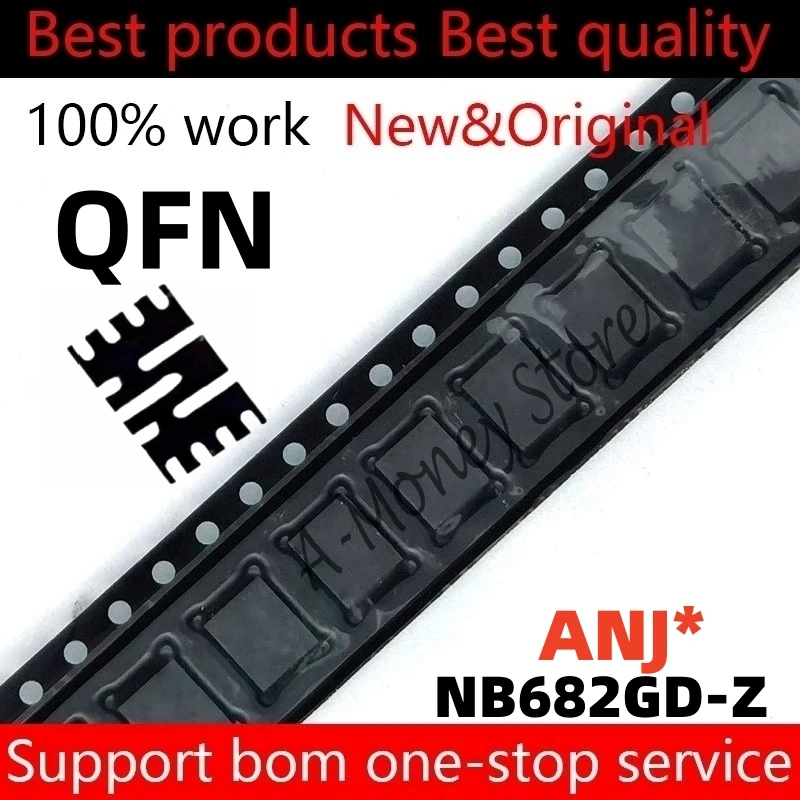 (5pcs)NB681AGD-Z NB681AGD NB681A AQPG AQ* NB682GD-Z NB682GD NB682 ANJG ANJ* QFN-13