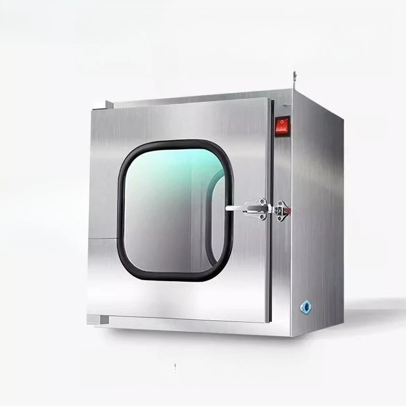 Stainless Steel Transfer Window Double Door Mechanical Interlock Dental Hospital Delivery Box  Disinfection Transfer Port