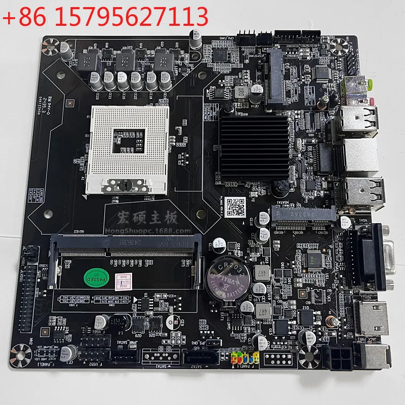 

Промышленная материнская плата ITX HM65 с одним слотом памяти DDR3, мини-плата с разъемом PGA988, поддержка процессоров второго и третьего поколений, все в одном.