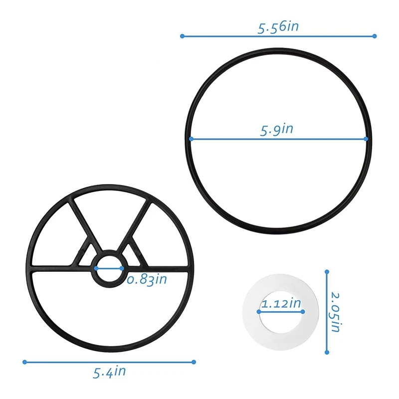O-Ring Gasket Rebuild Kit O-Ring PC Pool And Spa Replacement Parts Fits For Hayward Multi-Port Valve Parts