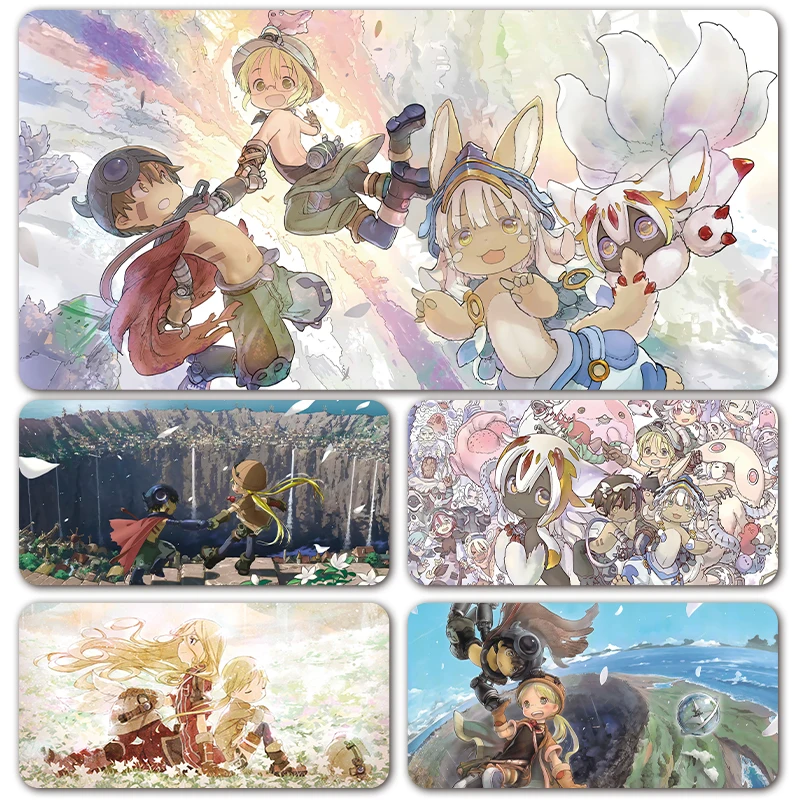 Alfombrilla de ratón grande hecha en Abyss Riko Reg Nanachi Faputa XXL