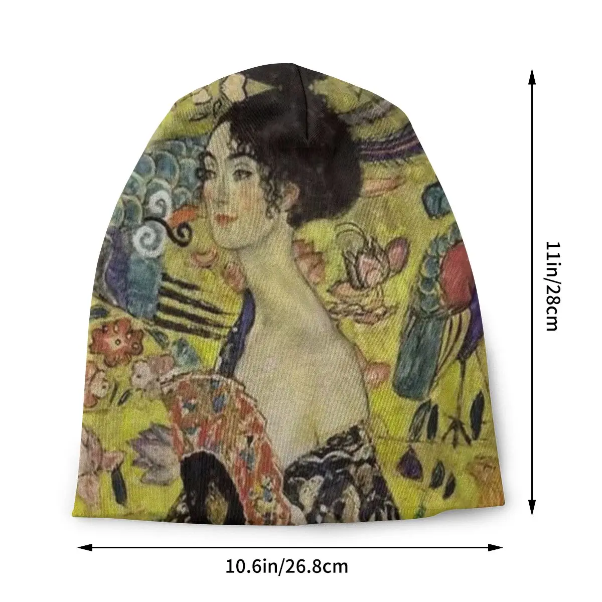 Judith Gustav Klimt Oil Paniting Hat Pullover Children Thin Warm Male Polyester Caps