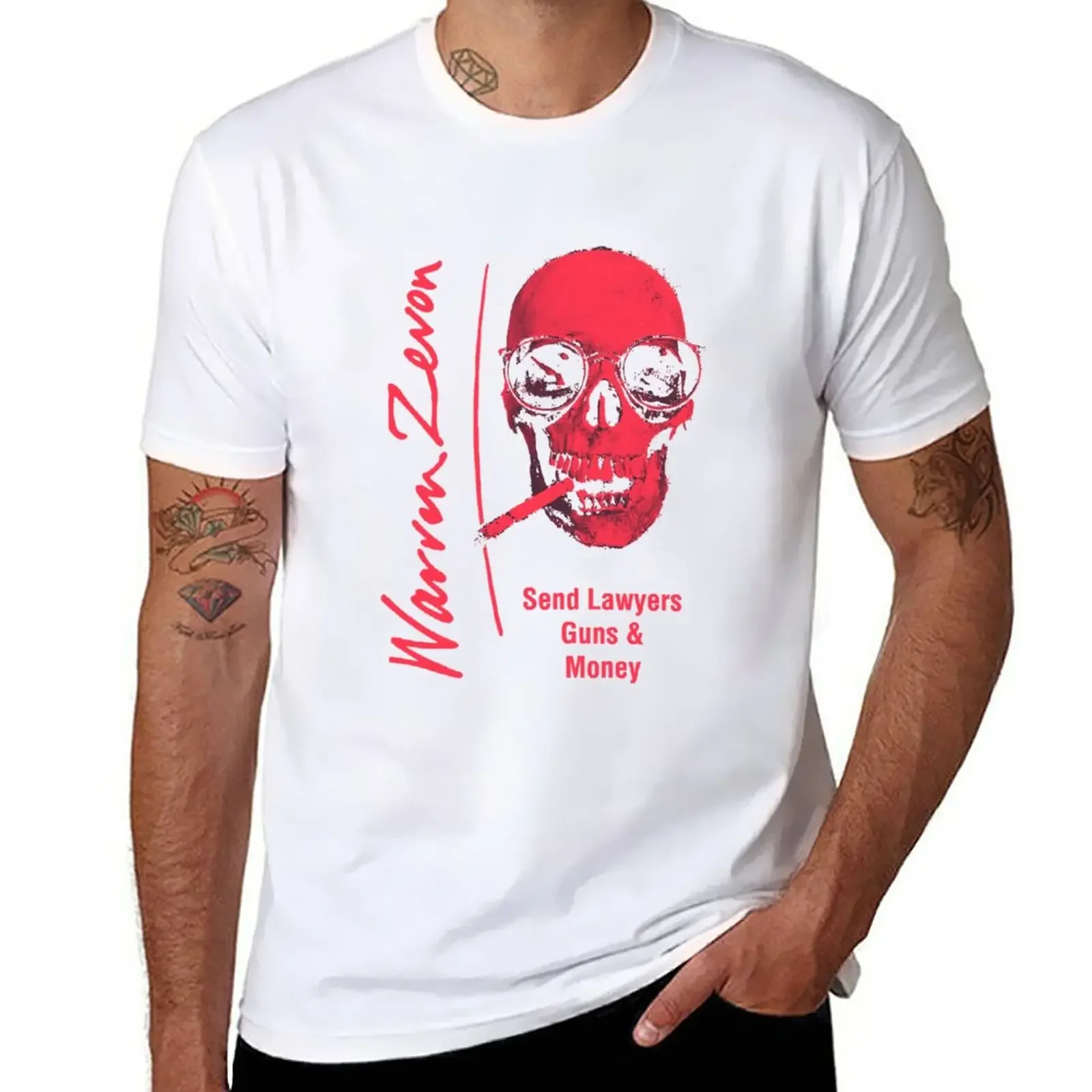 Essential T-Shirt Aesthetic clothing black for men New Warren Zevon Send Lawyers Guns and Money new in tops & tees 2024 fashion