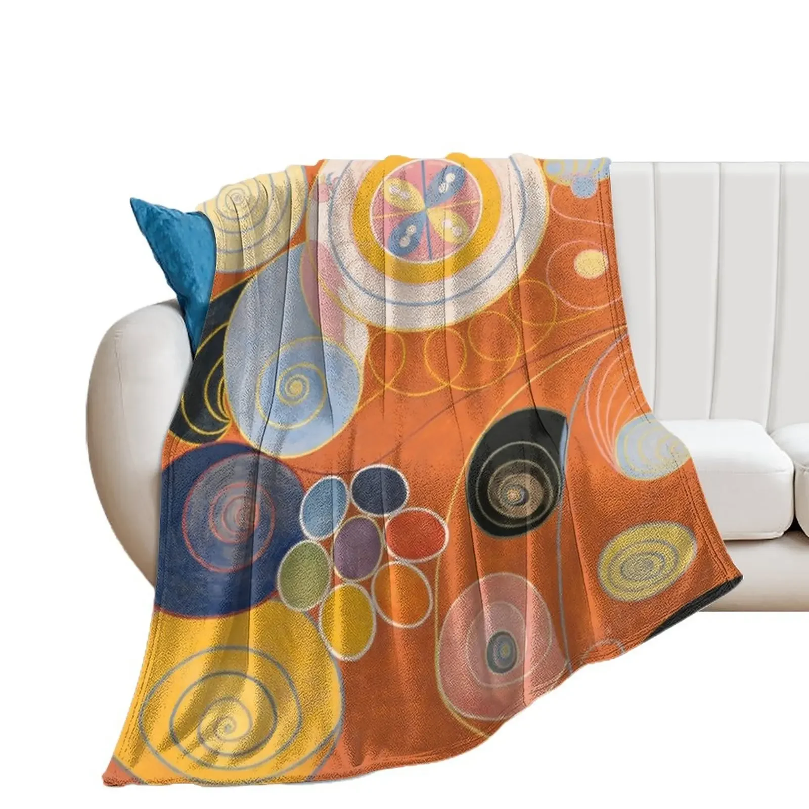 Hilma af Klint - Group IV, The Ten Largest, No. 3, Youth Throw Blanket Sofa Quilt Bed Fashionable Blankets