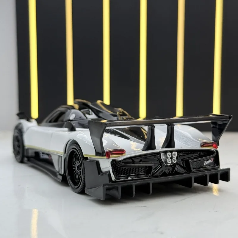 Simulation 1/32 Pagani Zonda R Super Sport Car Model Diecast Metal Miniature Voiture Collection Home Decor Boy Gift Toy Car