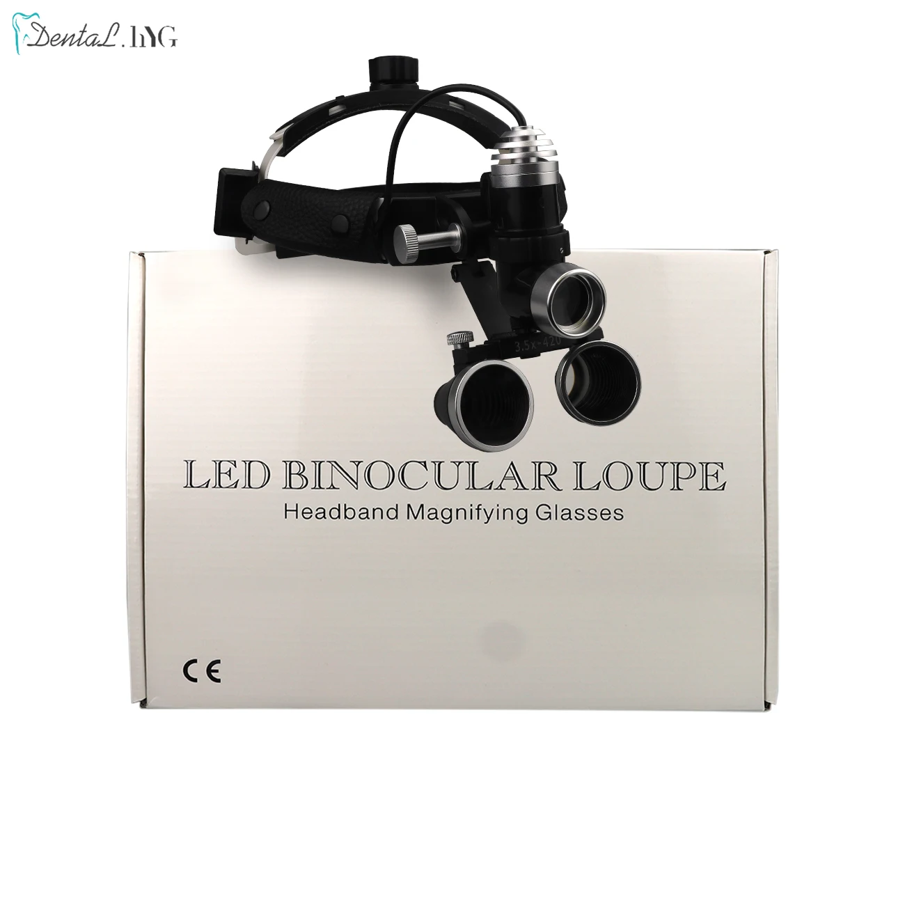 Dental Loupes Dental Magnifier Headlamp High LED Light  Adjustable Medical Operation 5W Surgical Loupes