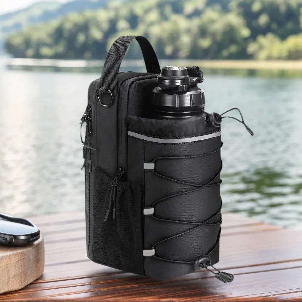 Magnetische Sporttasche, Wasserflaschenhalter, Umhängetasche, Sporttasche für Männer und Frauen, Fitnessstudio-Zubehör, Organizer