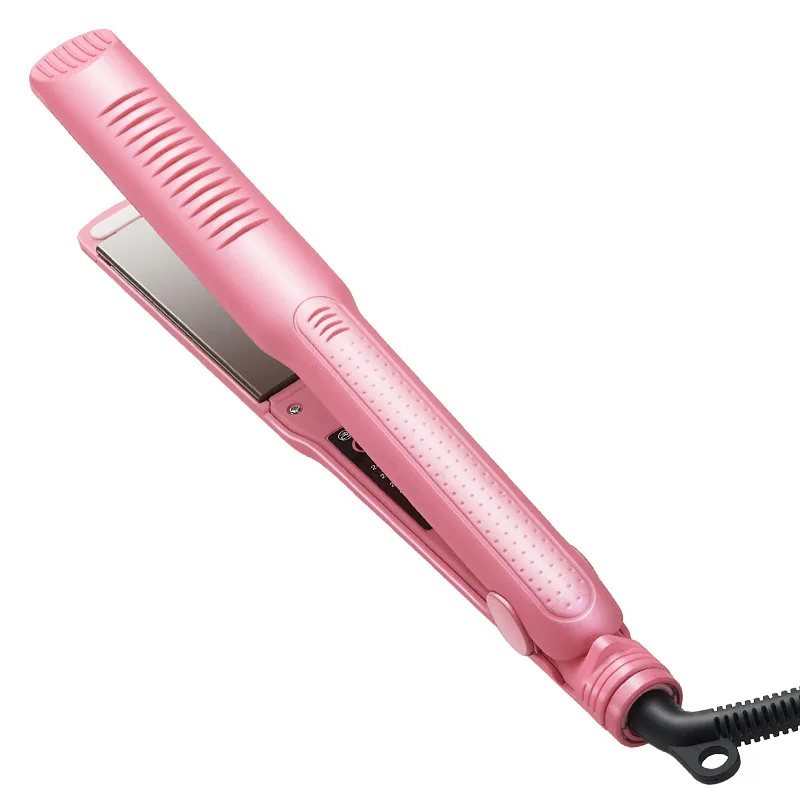 Flat Iron Hair Straightener 3 in 1 Crimper Iron for Fluffy Hairstyle Curling Iron Hair Straightener and Curler, 5 Temps