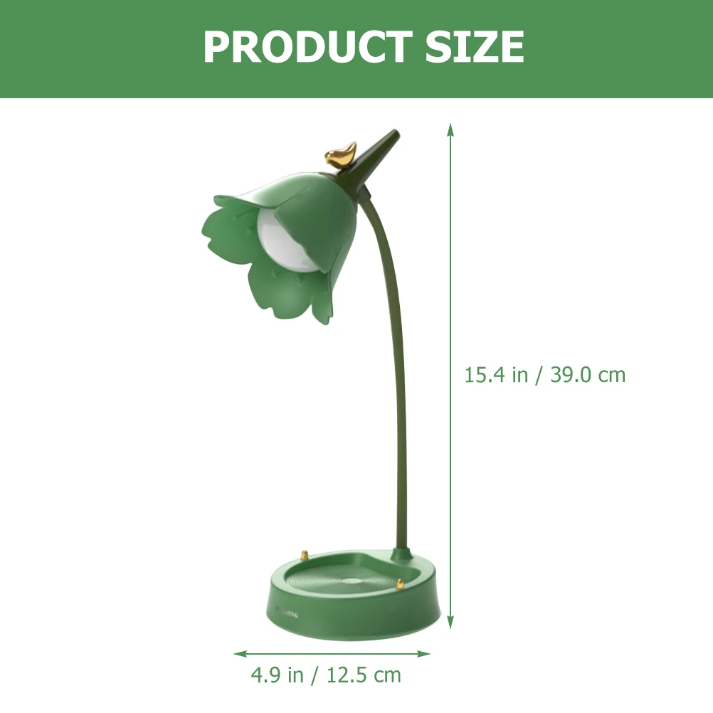 

Flower Design LED Desk Lamp Rechargeable Night Light for Bedrooms Bedside Table Lamps Dimmable Small Creative Decorative