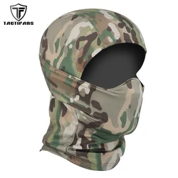 TACTIFANS Balaclava Tactical Mask Full Face Neck Protective Soft Silica Gel Breathable Mask Airsoft Cycling Hunting Accessories
