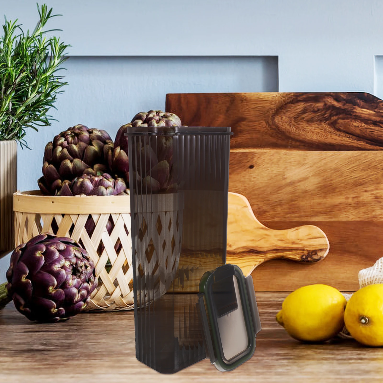

Pasta Storage Containers Noodle Boxes Dry Food Jars Airtight Plastic Holders Spaghetti Container Storage Pantry Cereal Container