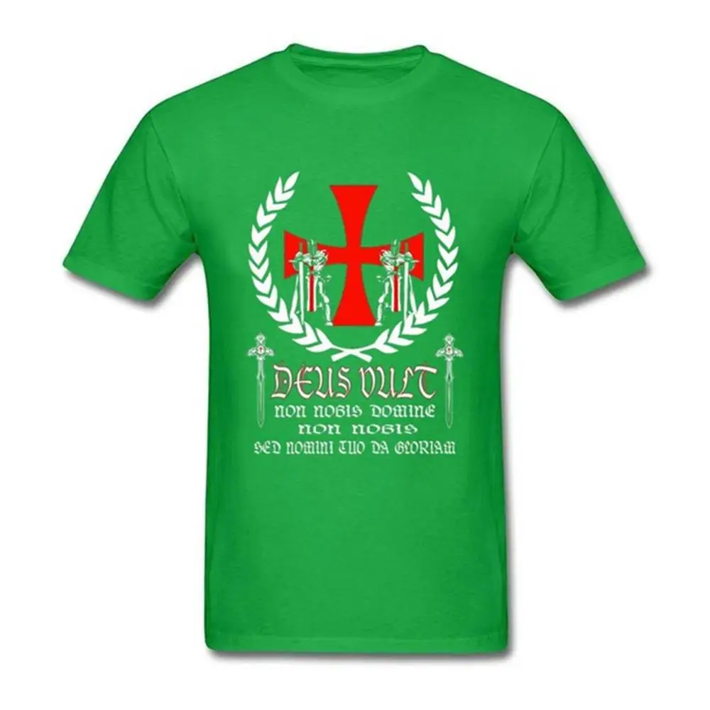 Knights Templar Crusaders Symbol Cross T-Shirt 100% Cotton O-Neck Summer Short Sleeve Casual Mens T-shirt Size S-3XL