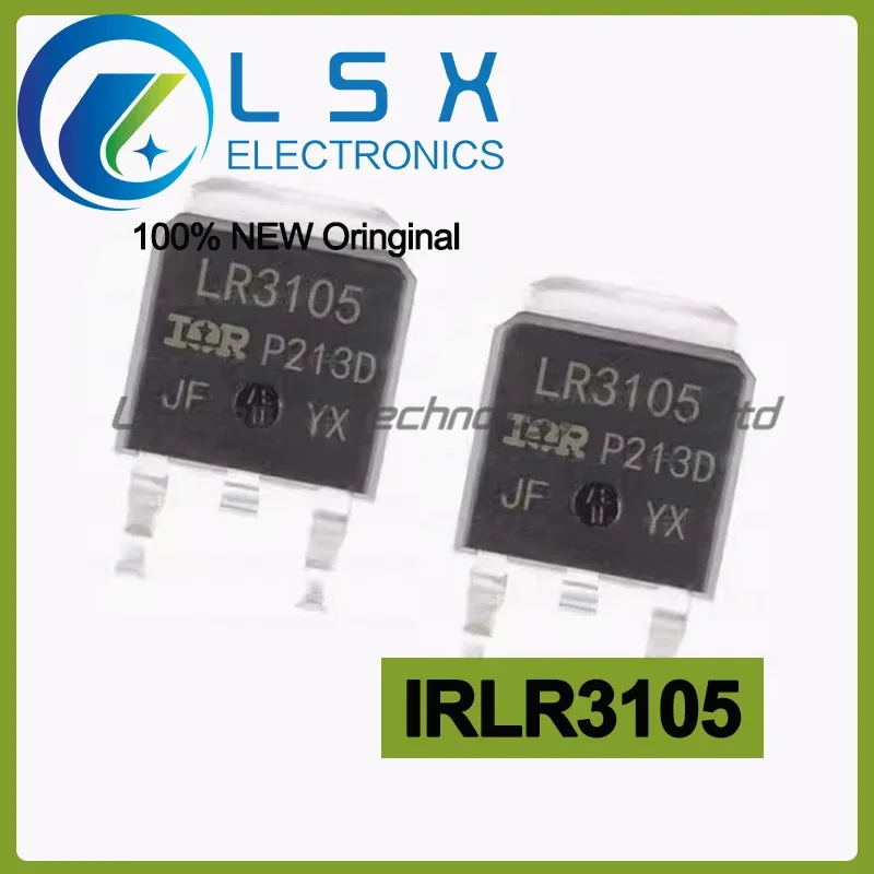 10 pezzi IRLR3105 LR3105 TO-252 55 V 25 A Nuovo e originale