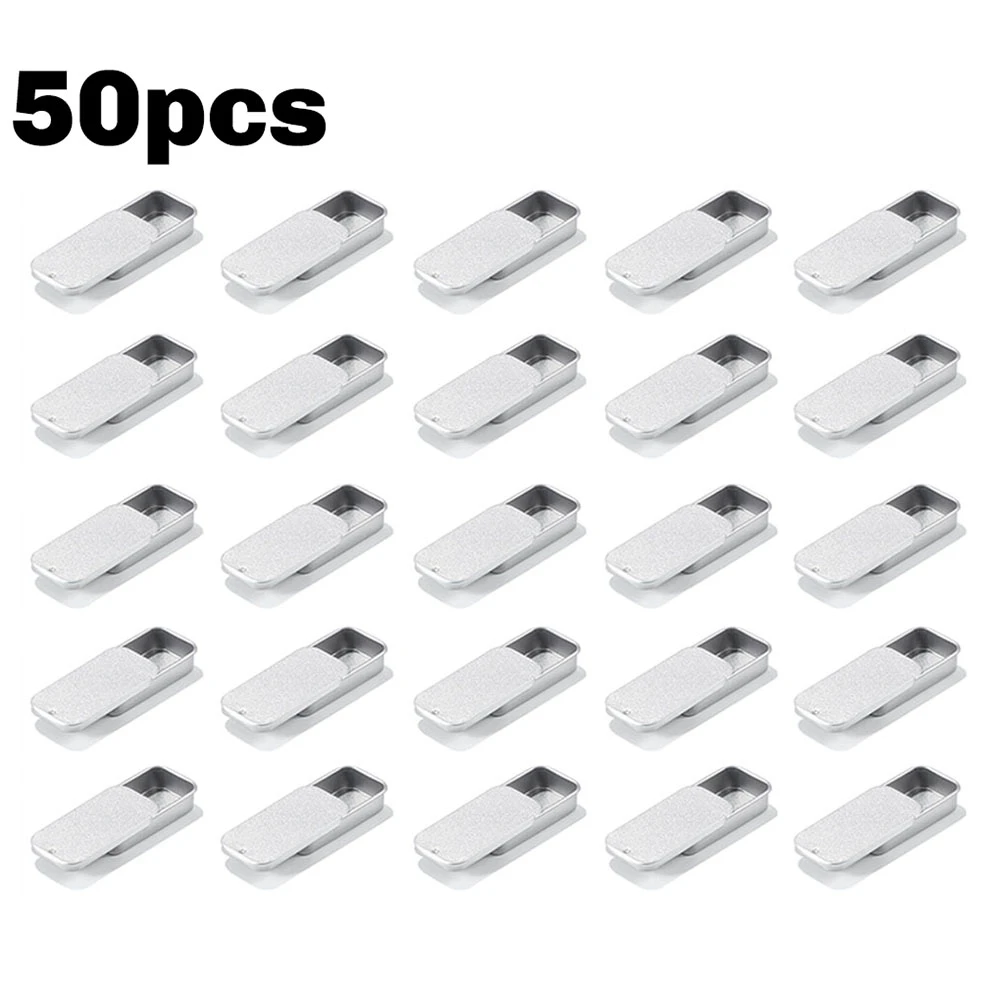 Super Sale 50PCS Metal Slide Top Containers, Metal Rectangular Sliding Lid Boxes for Candles Jewelry Crafts 50x25x10MM