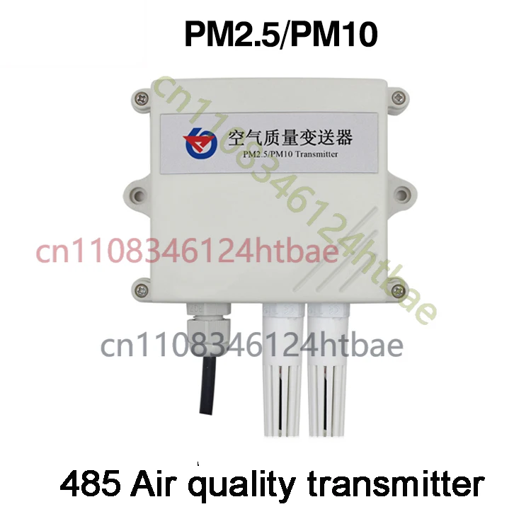 

For PM2.5 PM10 Particle Detection Sensor Transmitter 0-10V 4-20MA RS485 Modbus 10-30V 0-1000ug/m³ Air Quality Monitor