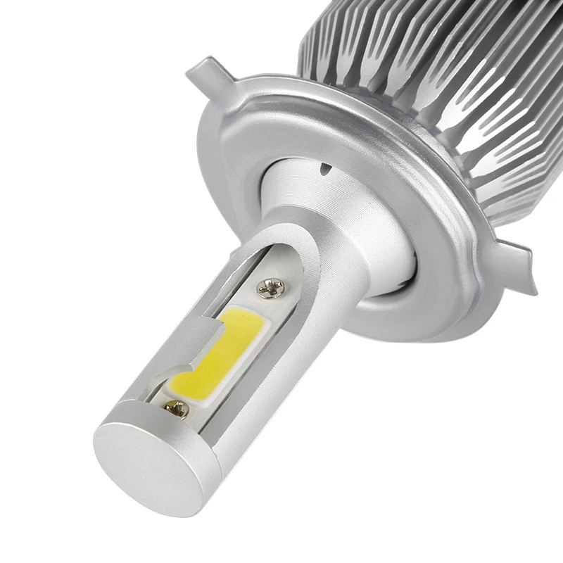 Lumière LED blanche à économie d'énergie, lumière de sauna pour véhicule, kit d'ampoules Hi/Lo pour voiture, puissance 488W, 48800LM, H4, 6000K, 12V-24V