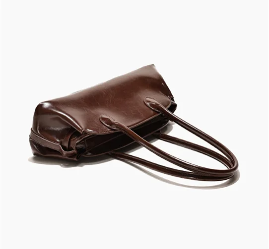 Dave & Di 2026 حقيبة نسائية جديدة الحد الأدنى حقيبة نسائية ريترو تاريخ التنقل تنوعا الجلد المدبوغ حقيبة كتف حقيبة يد #5