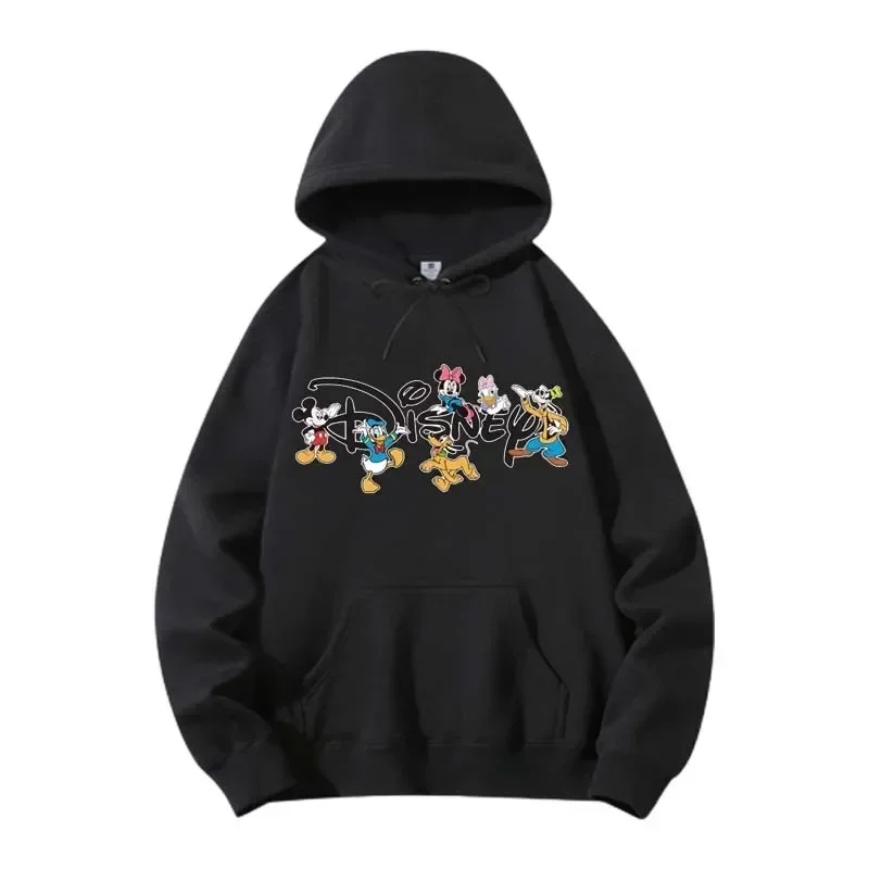 Disney Mickey Mouse Women\'s Hoodies Y2k Tops Cartoon Fashion Sweatshirt Female Kawaii Clothes Autumn Winter Streetwear Pullover