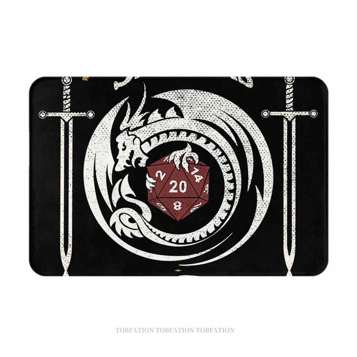 

DND Game Non-slip Doormat Slayers Guild Bath Bedroom Mat Outdoor Carpet Indoor Pattern Decor