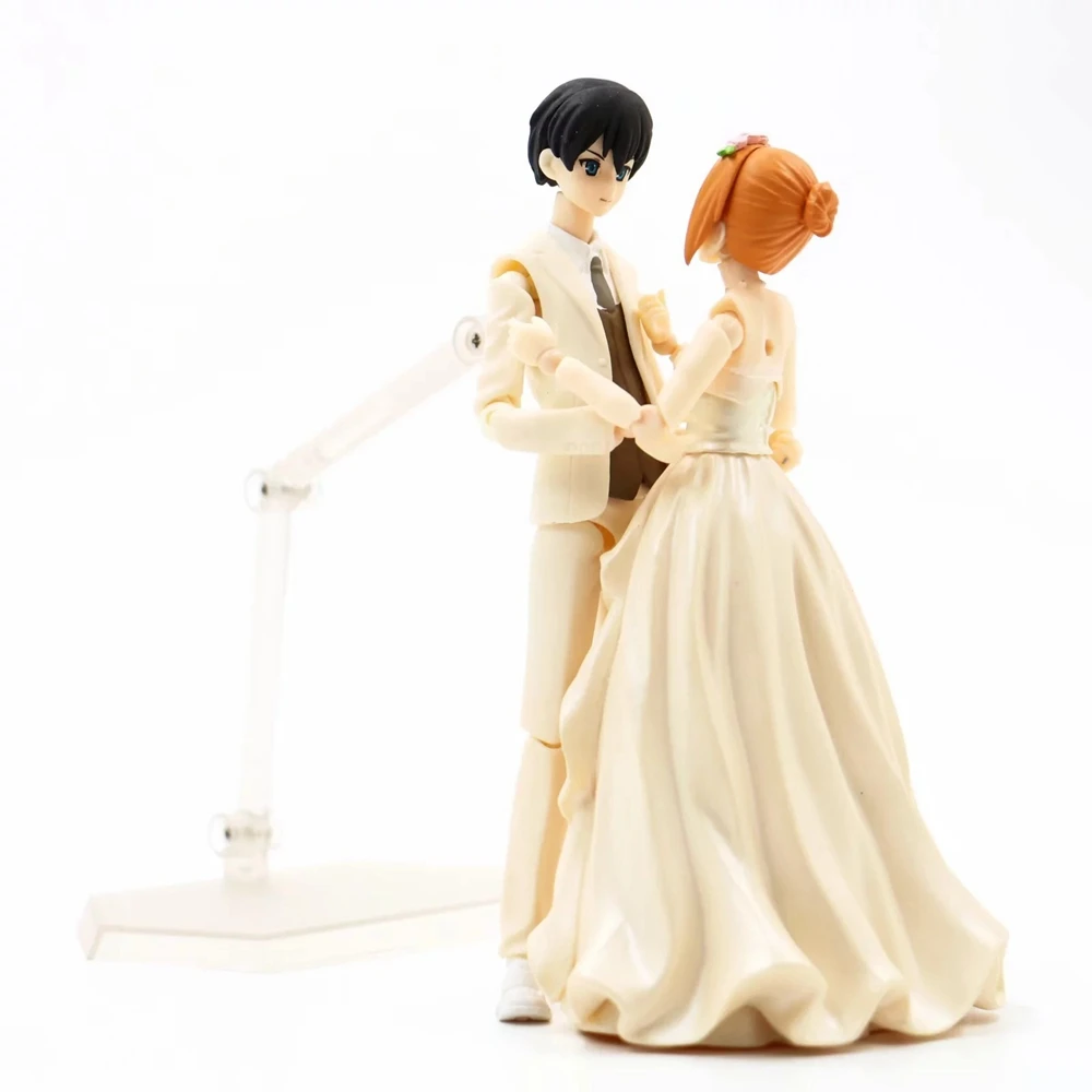 12CM Anime les Quintuplets par excellence Nakano Yotsuba Figure EX-047 Uesugi Fuutarou robe de mariée modèle jouet figurine d'action