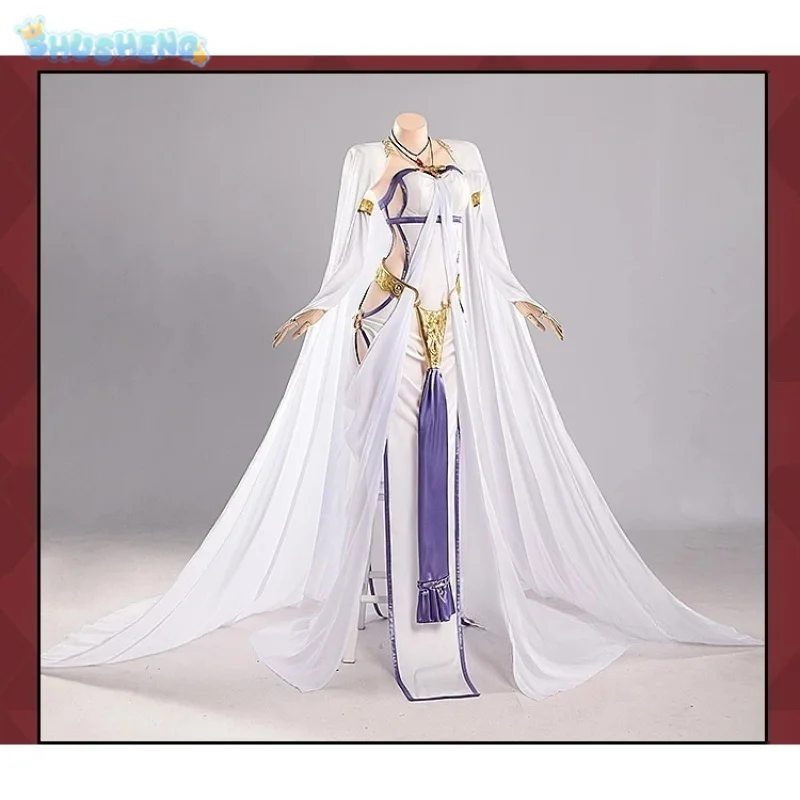 

Аниме Goblin Sword Maiden Slayer Косплей Костюм Sword Maiden Nun Женщина сексуальное платье плащ головной убор реквизит подарки на Рождество и Новый год