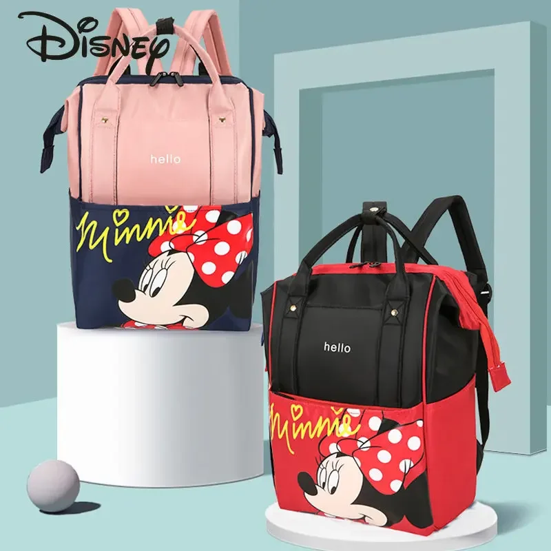 Disney Mickey\'s New Mommy Bag High Quality High Capacity Mother and Child Bag Cartoon Multi Functional Baby Item Storage Bag