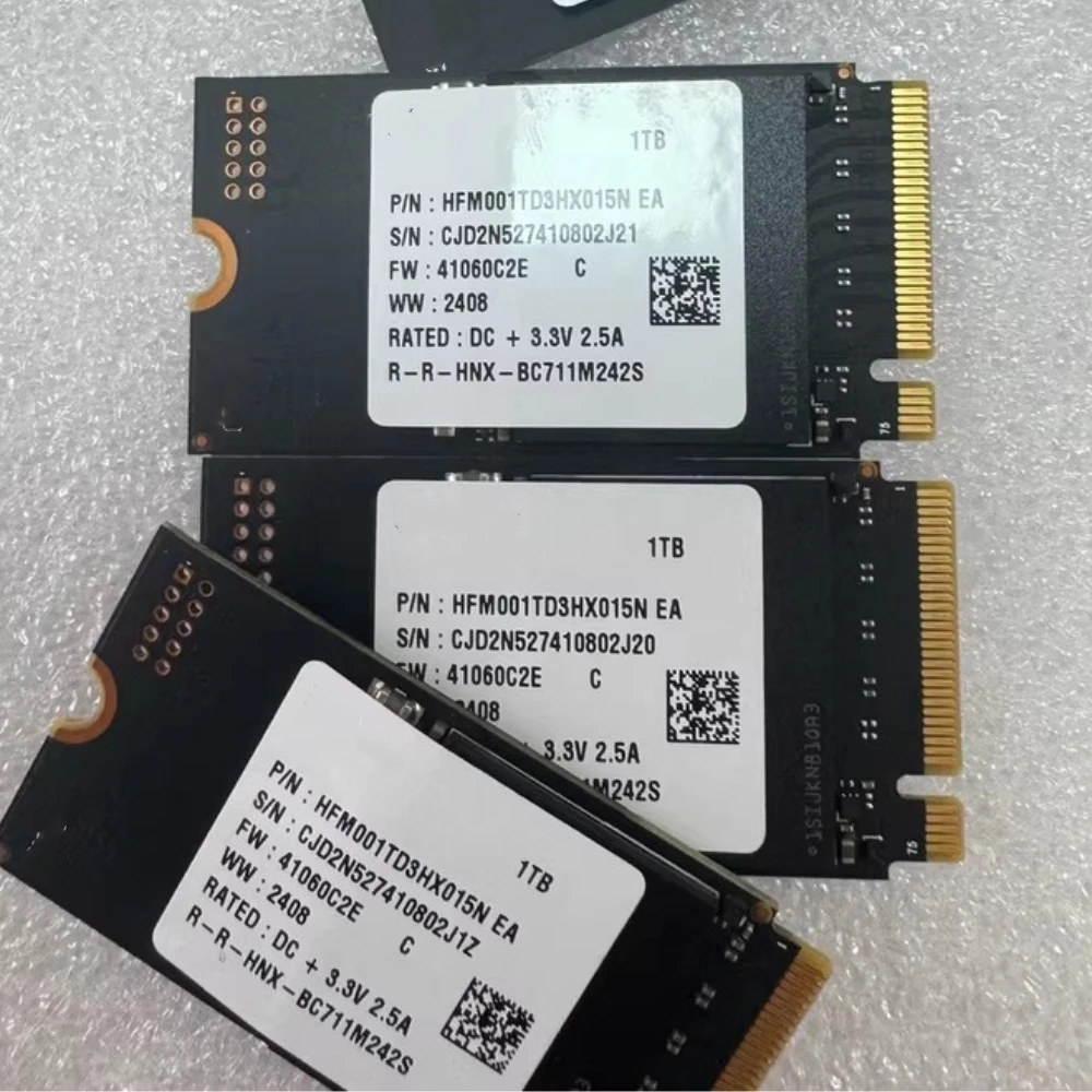 Original For Hynix  BC711 1T 2242 m.2 pcie3.0 * 4 NVME Solid State Drive 1TB SSD1024BG