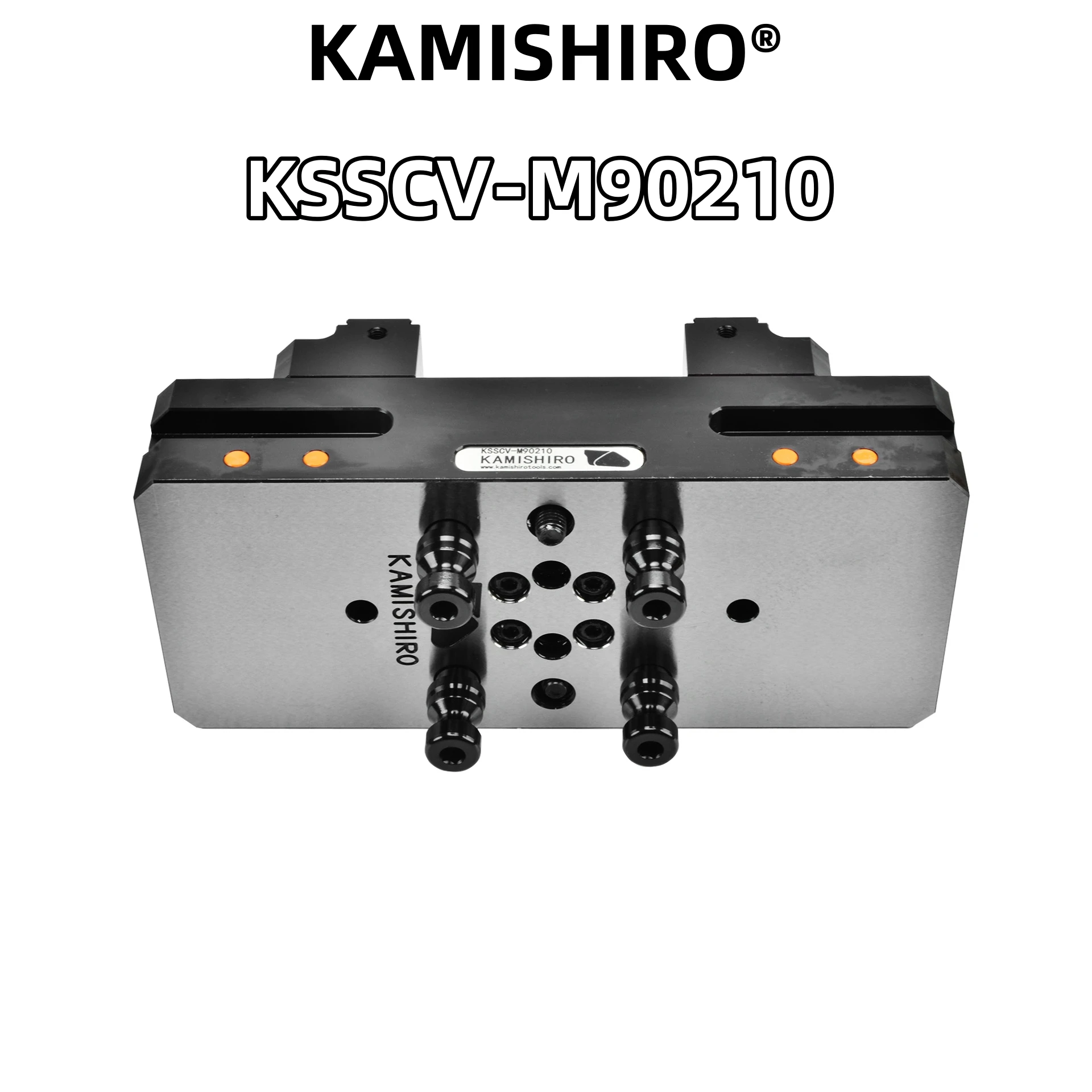 Vise Kamishiro 8 Inci 5 Axis Self-centering Untuk Mesin VMC CNC Rotary Table Presisi Tinggi Kompatibel Dengan Lang Vise 5th Axis