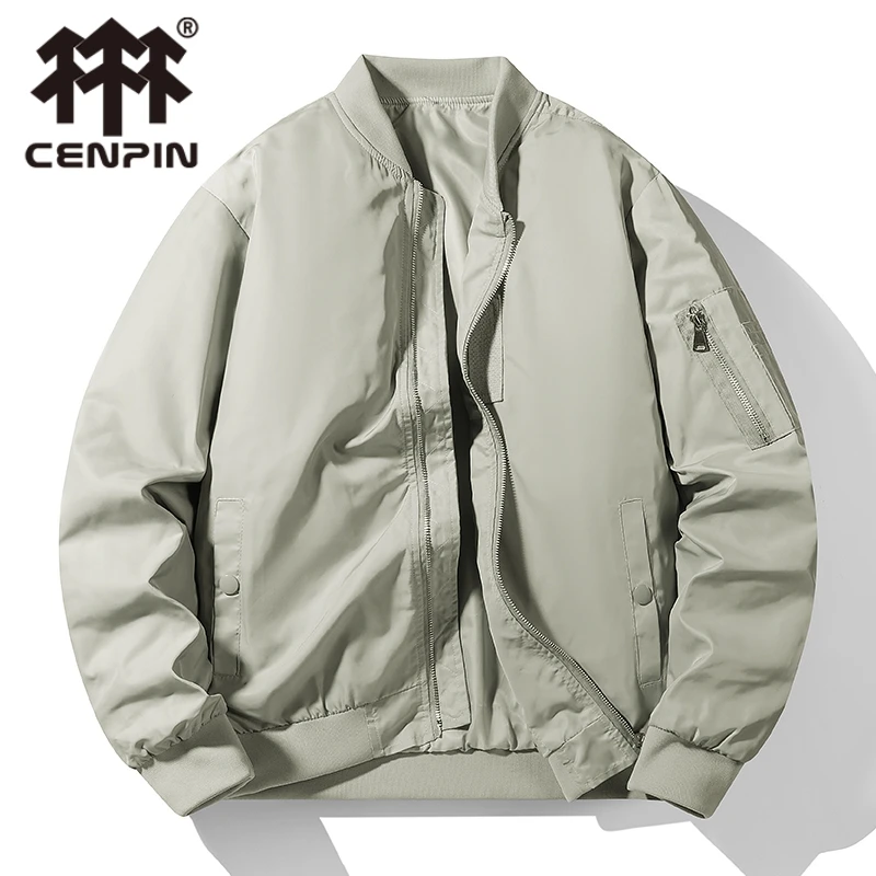 Imagem -04 - Jaquetas Militares Táticas Masculinas Cabolsa de Beisebol Grande Pocket Pilot Jaqueta Bomber Armygreen Gola Alta para Motocicletas Força Aérea