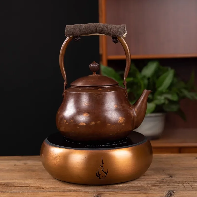 

Vintage copper teapot, antique copper teapot, kettle, copper teapot, household teapot, brewing teapot, purple copper teapot