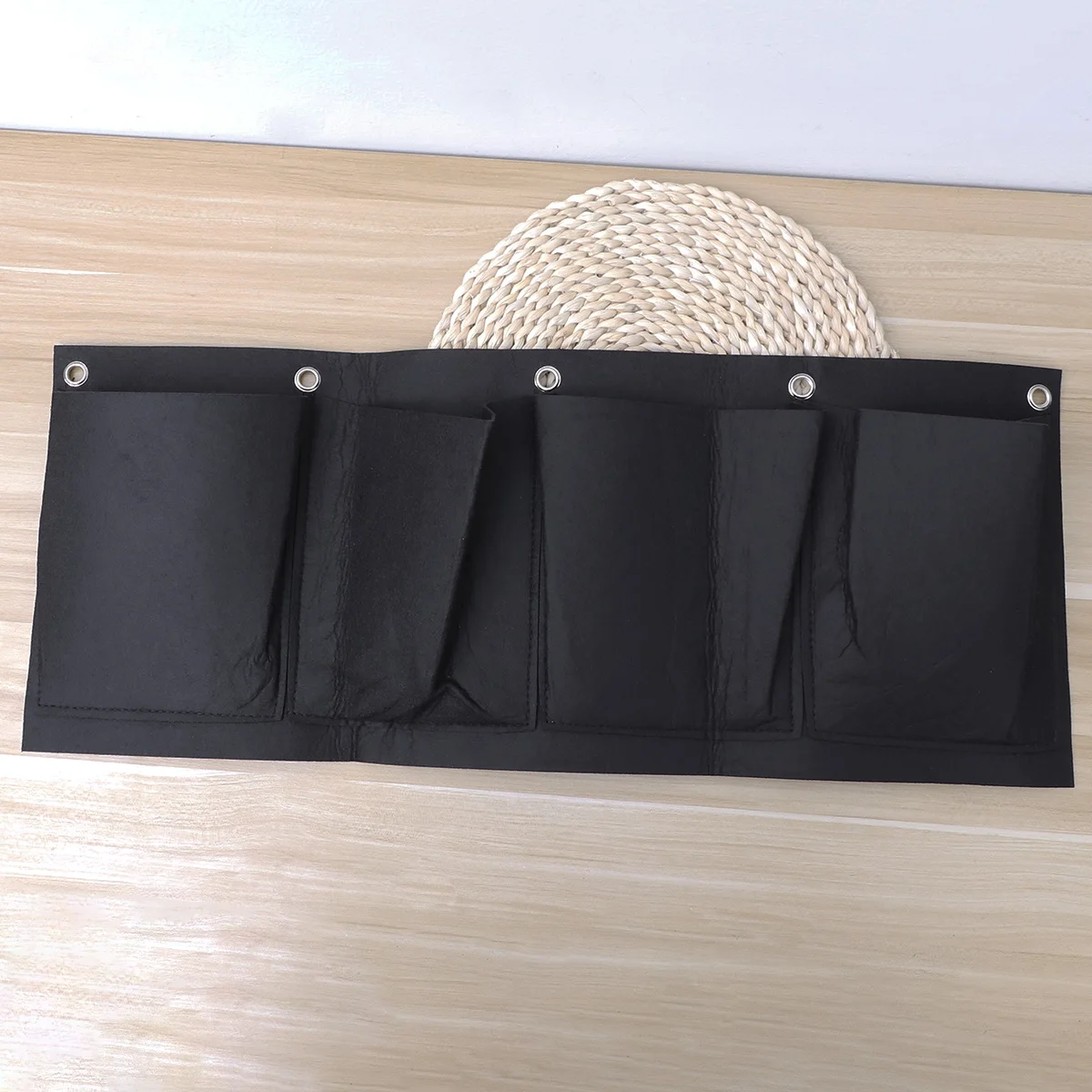 

2 PCS Wall Hanging Planting Bag Pocket Planter Vertical Garden Pots Indoor Mounted Pockets Flower Bags Felt